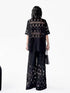 Mesh Diamond Pattern Tops & Pants Co-ord